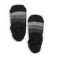 charcoal solid no show socks