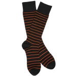 Wear DeadSoxy Black and Orange  - Wide Stripe