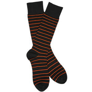 Wear DeadSoxy Black and Orange  - Wide Stripe