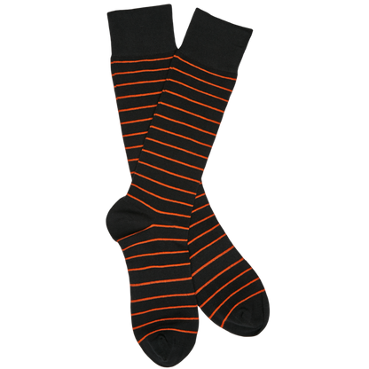 Wear DeadSoxy Black and Orange  - Wide Stripe