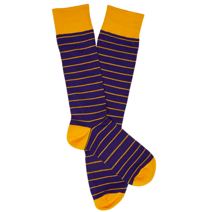 Purple and Gold - Wide Stripe