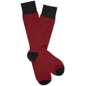 Wear DeadSoxy Red and Black - Mini Stripe