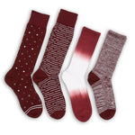 Wear DeadSoxy Maroon Mixed 4 Pack -A