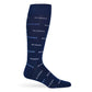Navy Mississippi Dress Socks