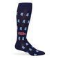 Navy State Dress Socks