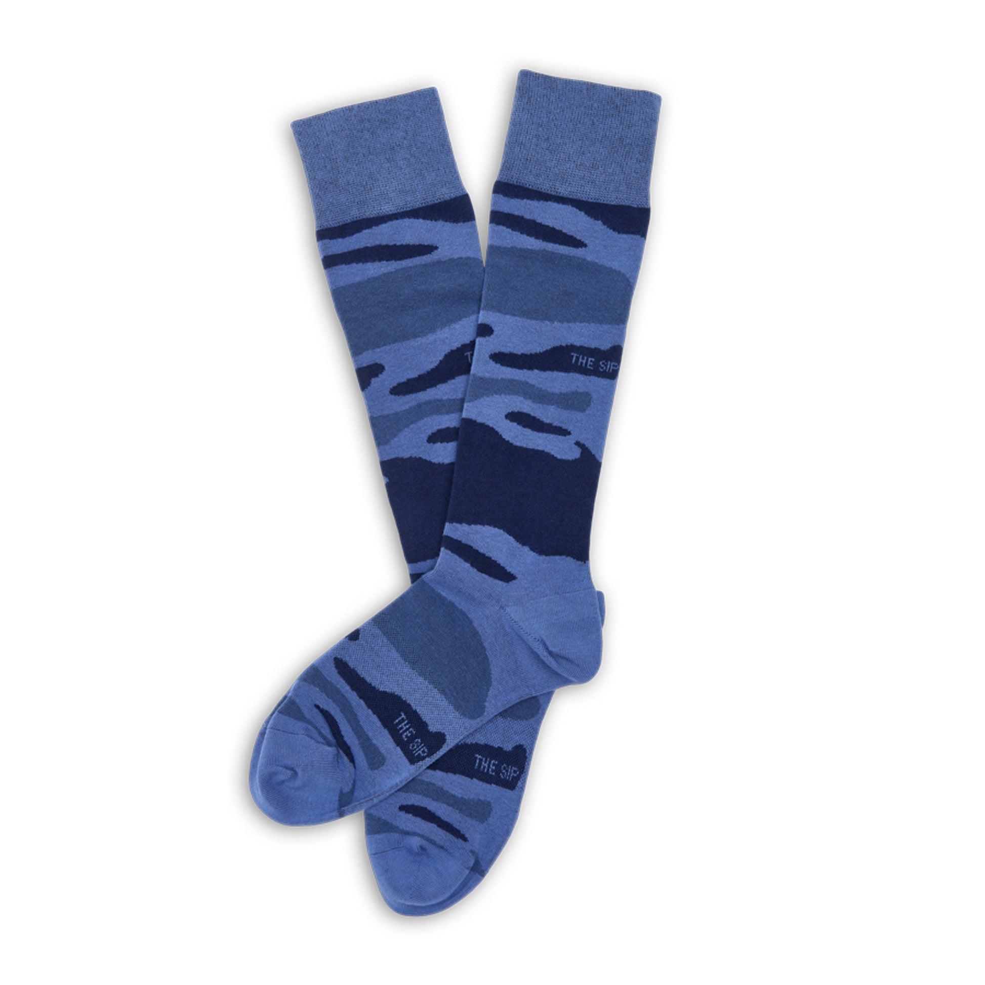 navy camo dress socks