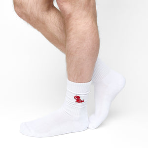 Ole Miss Campus Crew Socks