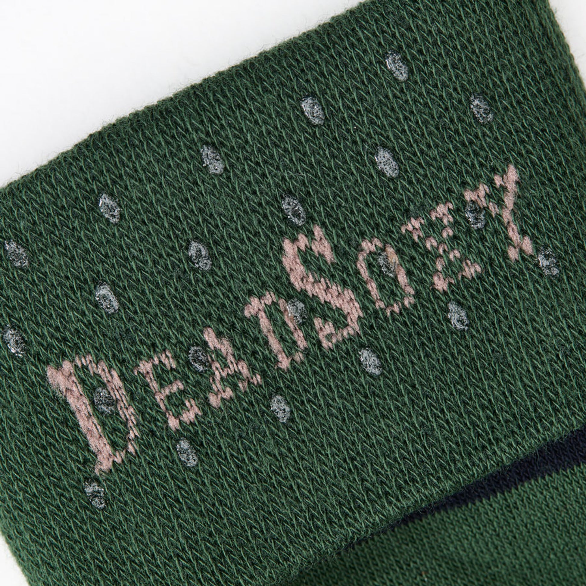 TrueStay‚Ñ¢ grip shown in the welt of the dress socks designed to keep your socks in place.