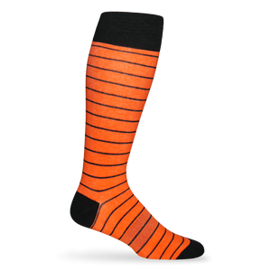 Orange and Black  - Wide Stripe