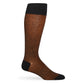 Wear DeadSoxy Orange and Black Birdseye Dress Socks
