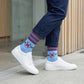 Powder M Stripe Casual Crew