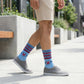 Powder M Stripe Casual Crew