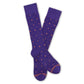 Wear DeadSoxy Purple / Orange Mixed Dot Dress Socks
