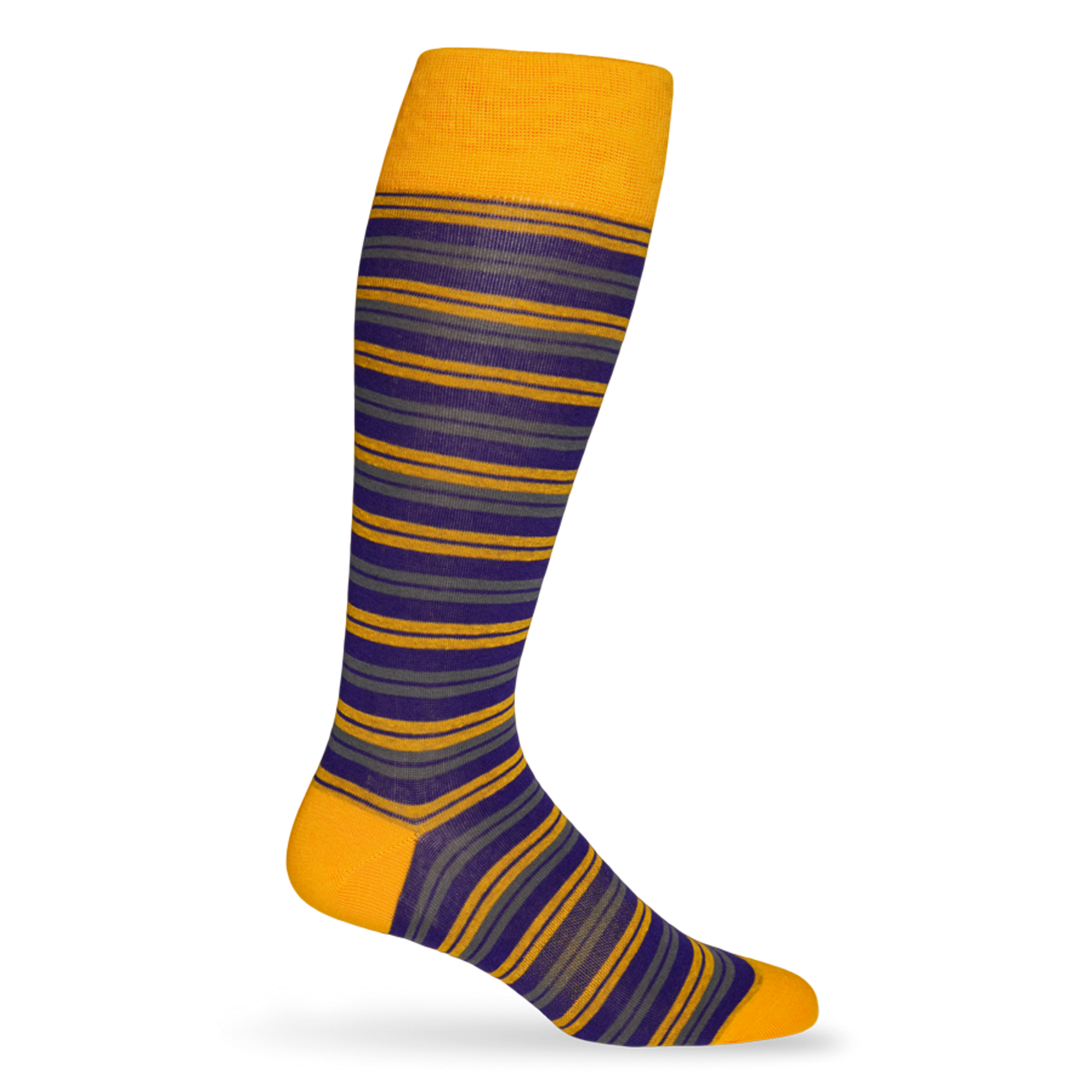 Wear DeadSoxy Purple and Gold - Double Stripe