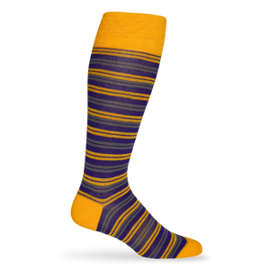 Wear DeadSoxy Purple and Gold - Double Stripe