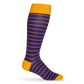 Wear DeadSoxy Purple and Gold - Wide Stripe