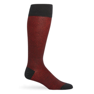 Wear DeadSoxy Red / Black Birdseye Dress Socks