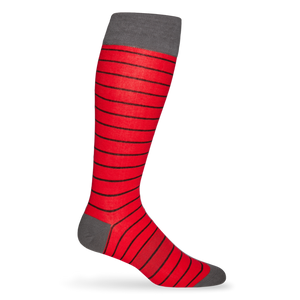 Red and Black - Wide Stripe
