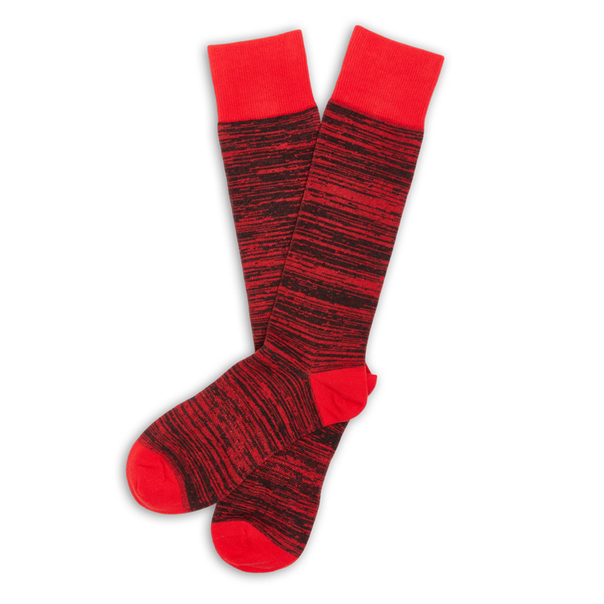 Wear DeadSoxy Red / Black Marl Dress Socks