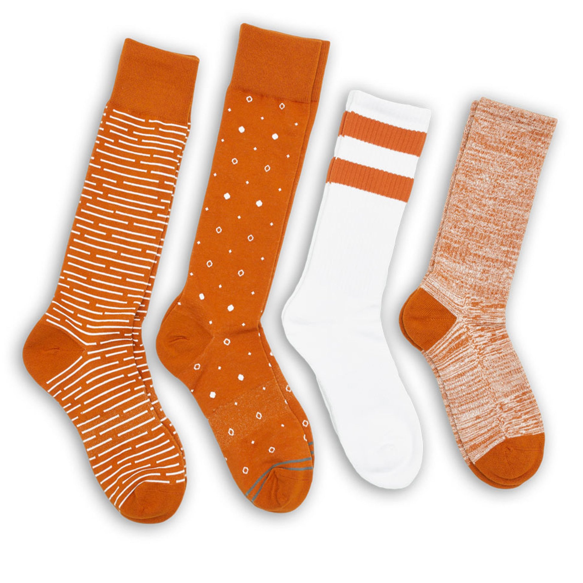 Wear DeadSoxy TexOrange Mixed 4 Pack -A