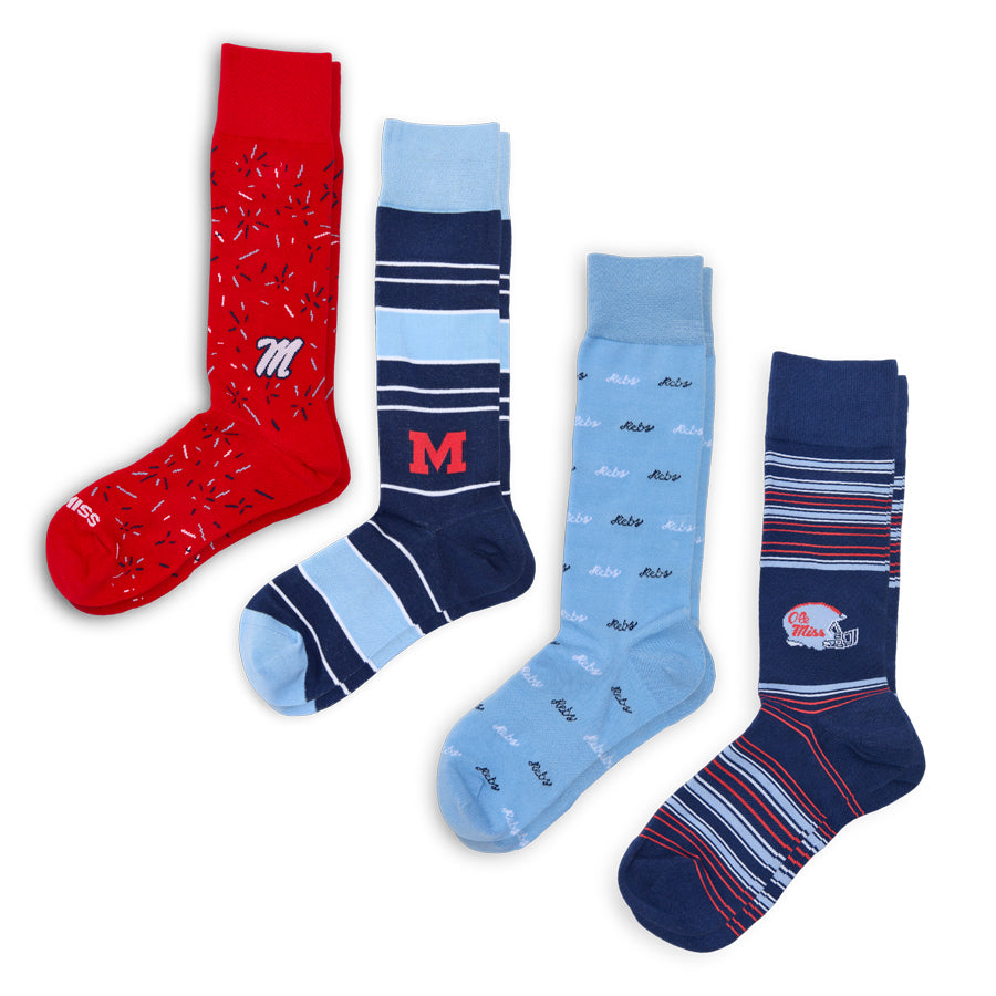 Ole Miss Rebel 4-Pack