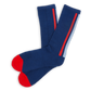 Wear DeadSoxy Navy Vertical Stripe Casual Socks