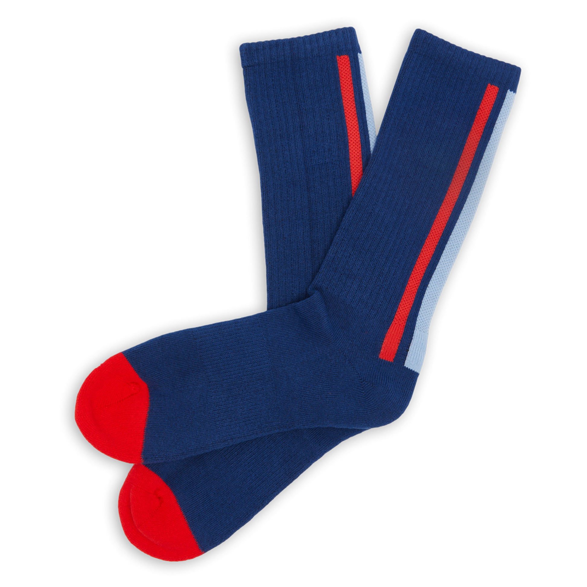 Wear DeadSoxy Navy Vertical Stripe Casual Socks