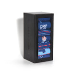 Beautiful black Weekly Supply box mixed with 7 pairs of casual crew and dress sock styles in red, navy blue and light blue colors.