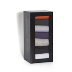 Weekly Supply mixed casual and dress sock 7-pack bundle inside a really nice black box