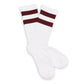 Wear DeadSoxy Maroon Retro Casual Socks