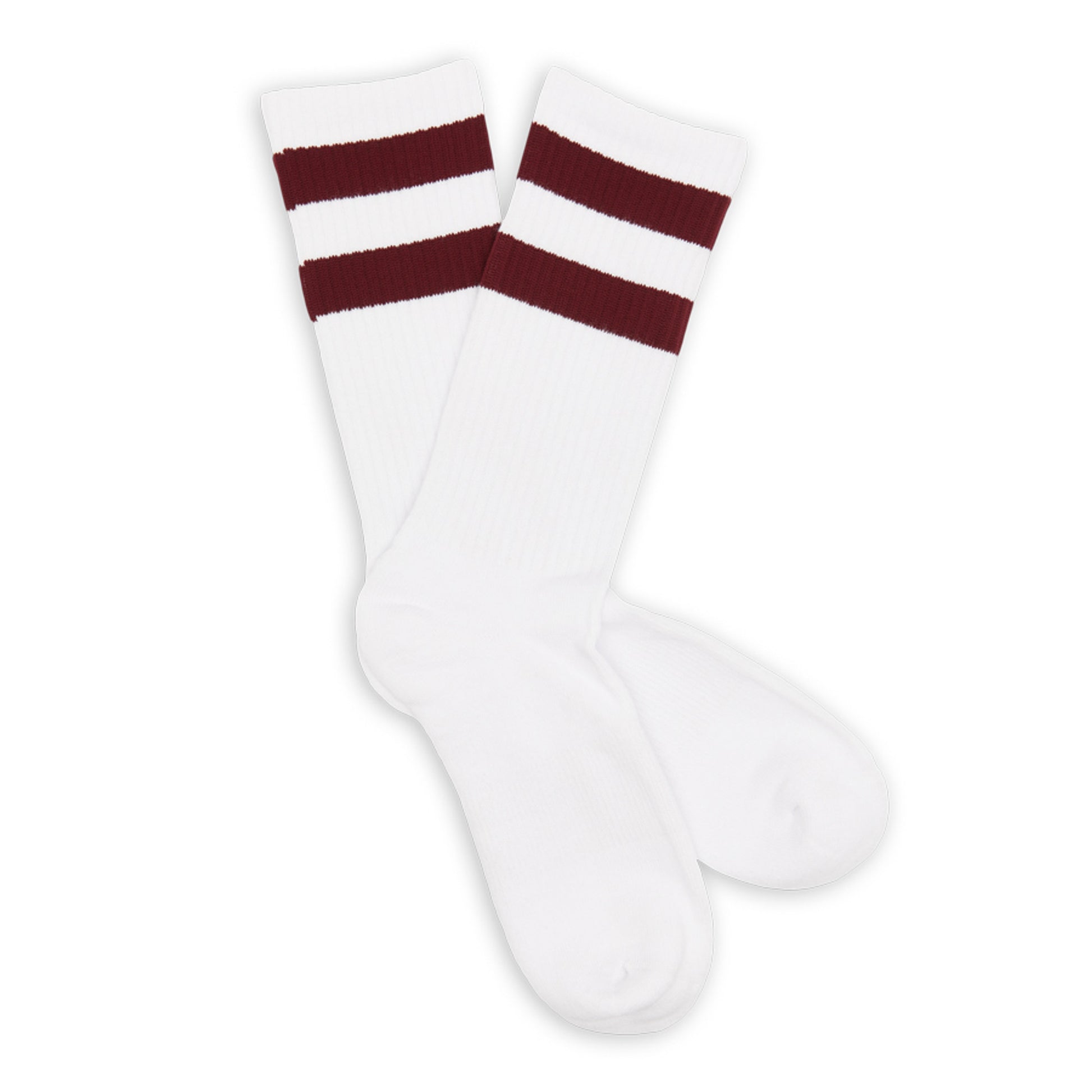 Wear DeadSoxy Maroon Retro Casual Socks