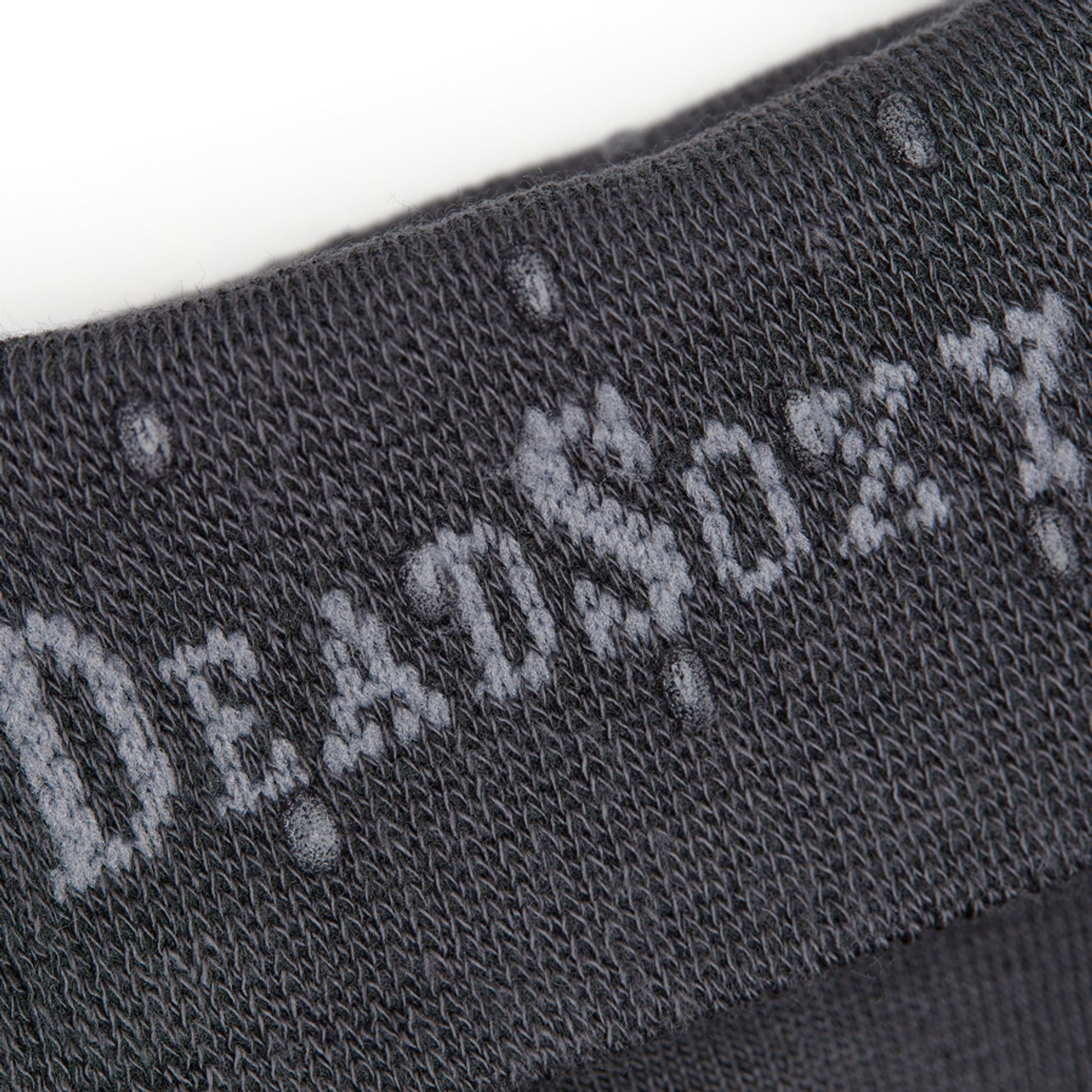 close up of the welt and DeadSoxy's TrueStay‚Ñ¢ sock technology.