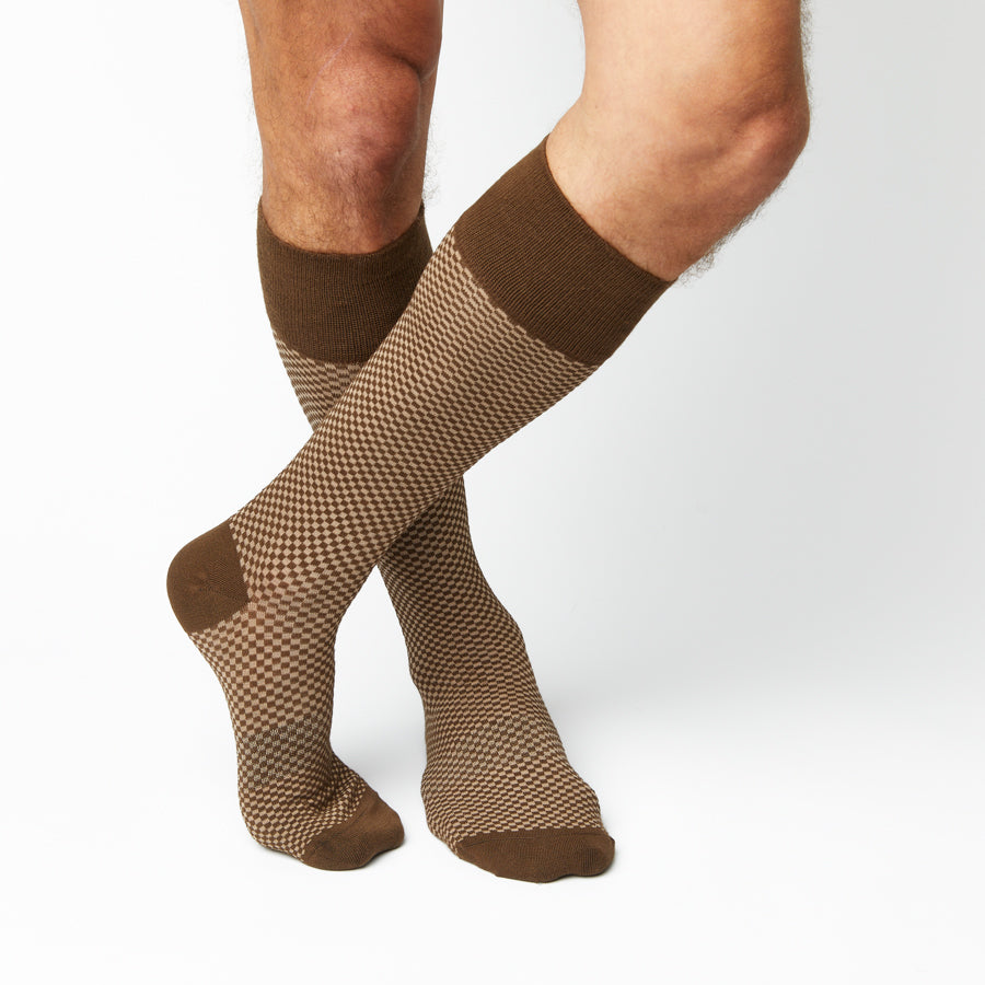 DeadSoxy Axl Houndstooth Dress Socks | Bamboo Blend DeadSoxy Axl Houndstooth Dress Socks | Bamboo Blend