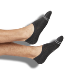 charcoal grey no show invisible