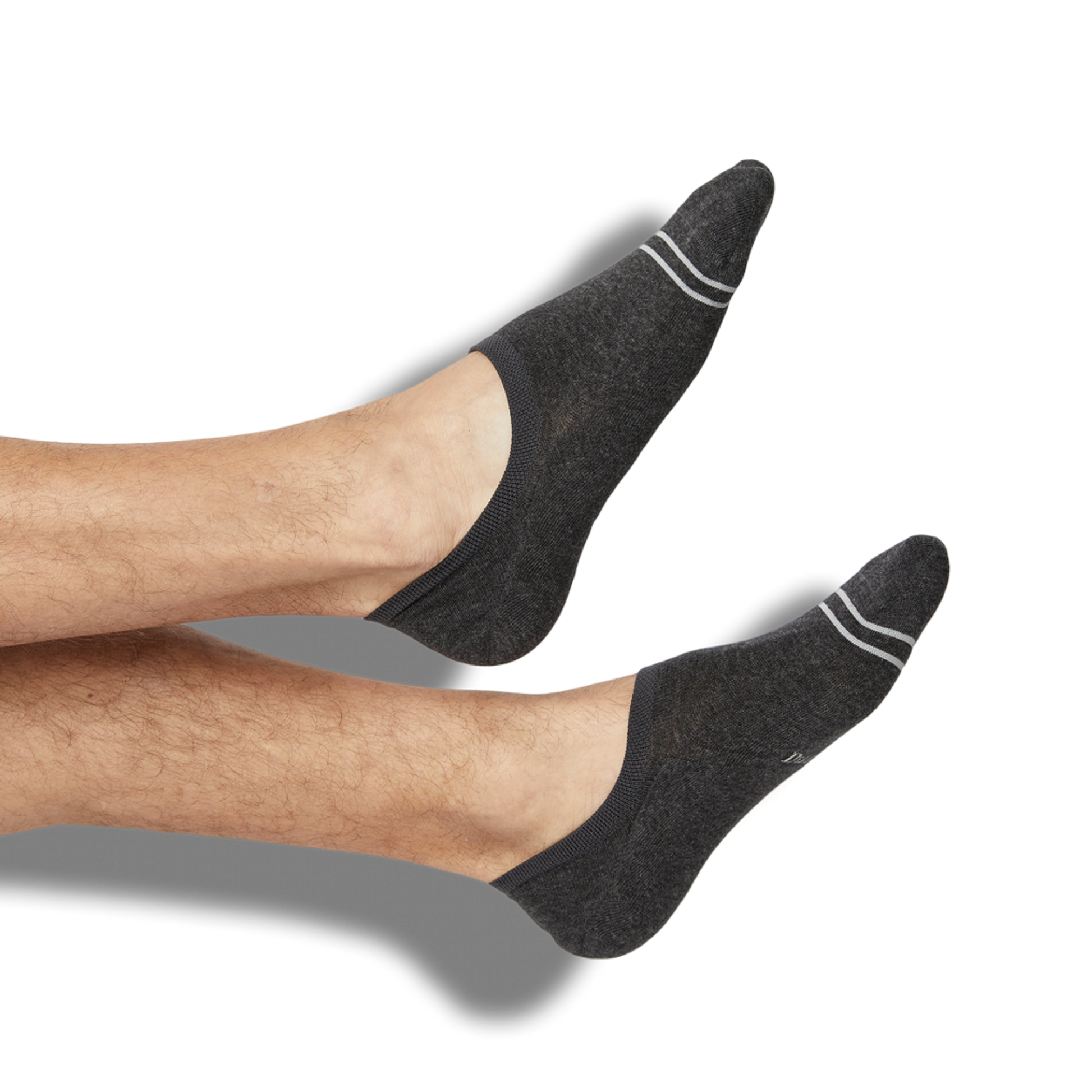 charcoal grey no show invisible