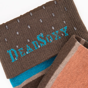 Close-up of Beckett dress sock welt showing elastic, texture, and knit details.