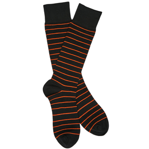 Wear DeadSoxy Black and Orange  - Wide Stripe