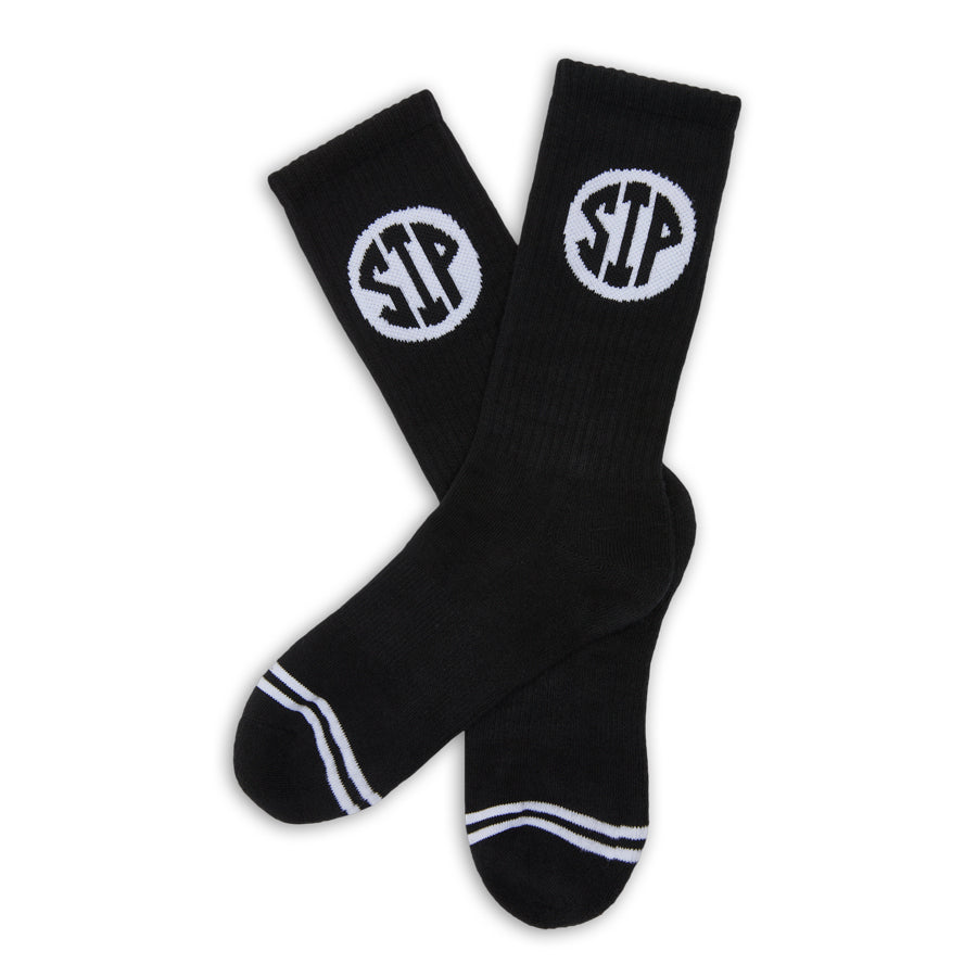 Premium Black Casual Crew Socks | DeadSoxy Comfort