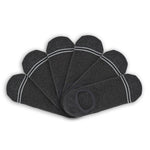 Wear DeadSoxy Charcoal Cotton No Show - 6 Pack