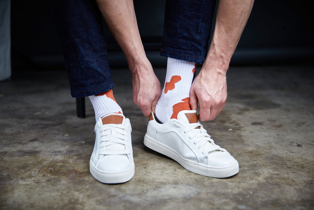 CiderOrange Cow Print Casual Socks - Team Colorways