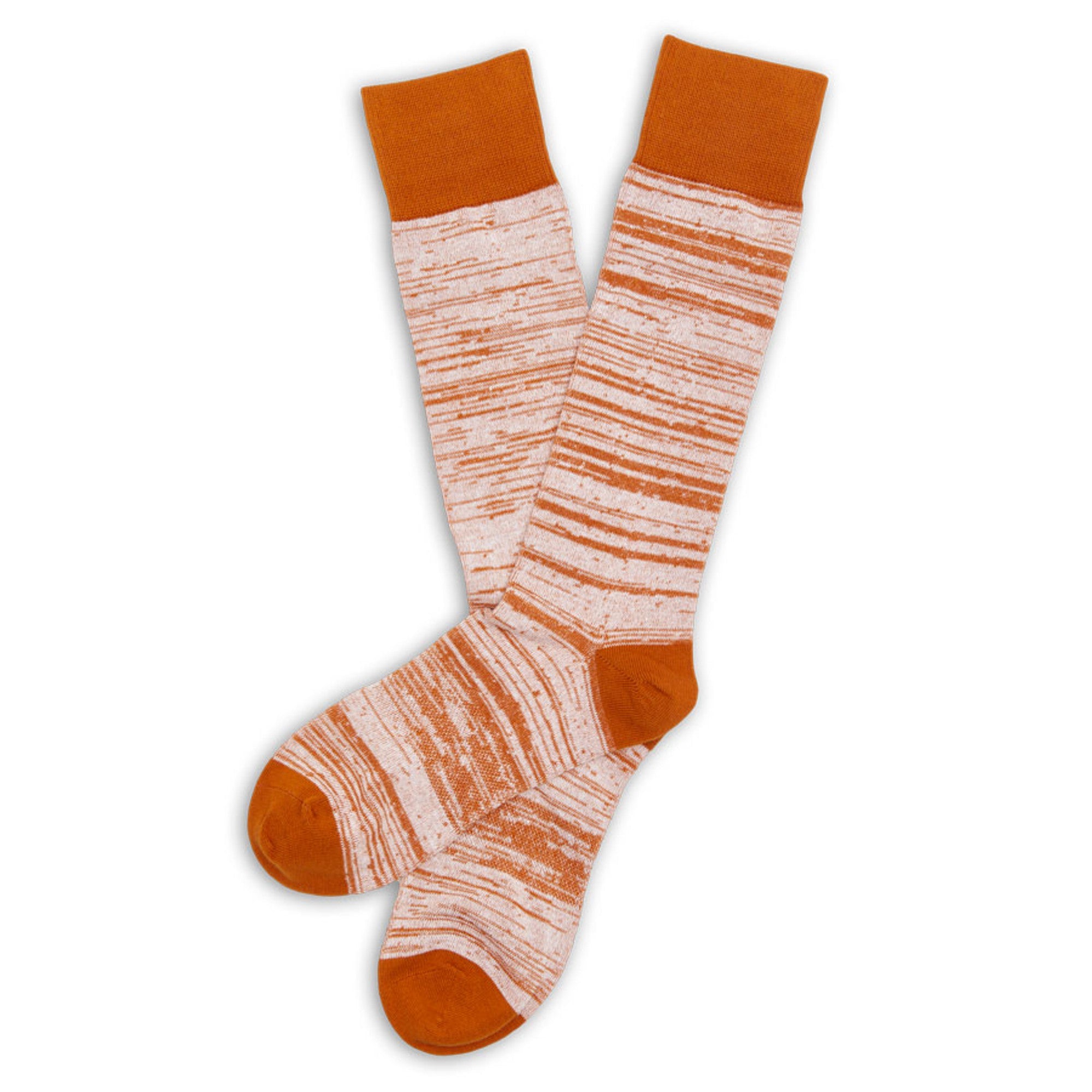 Premium Orange Marl Dress Socks | DeadSoxy Bamboo Blend Premium Orange Marl Dress Socks | DeadSoxy Bamboo Blend
