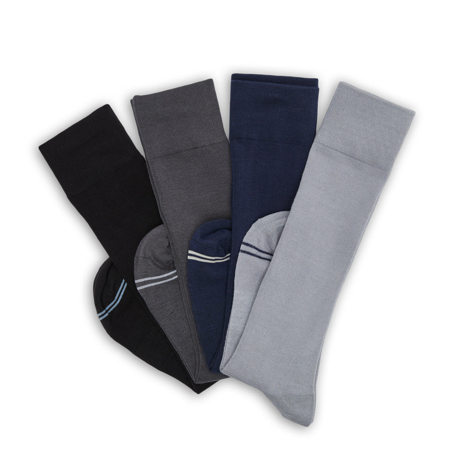 Core Dress Socks - 4-Pack - Boardroom Dress Socks