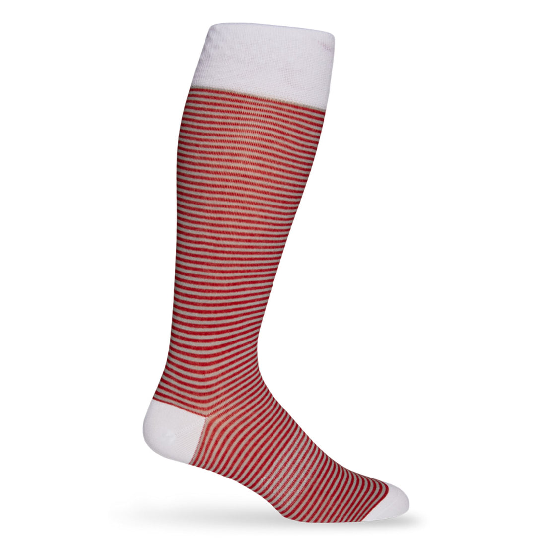 Wear DeadSoxy Crimson - Mini Stripe Socks
