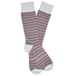 Grey w/ Crimson - Wide Stripe - Team Colorways