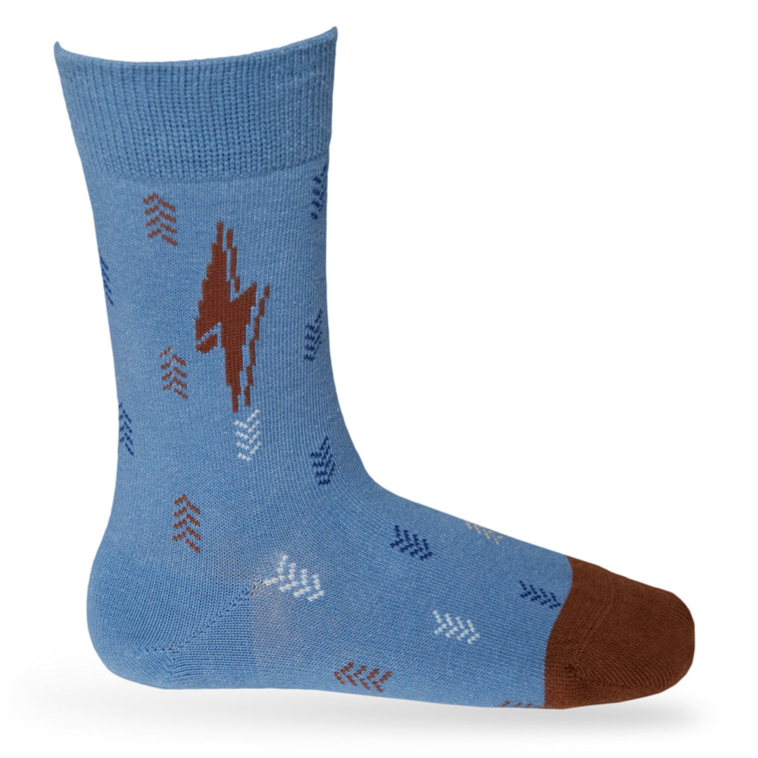 Kid’s Socks - Brown Lightening