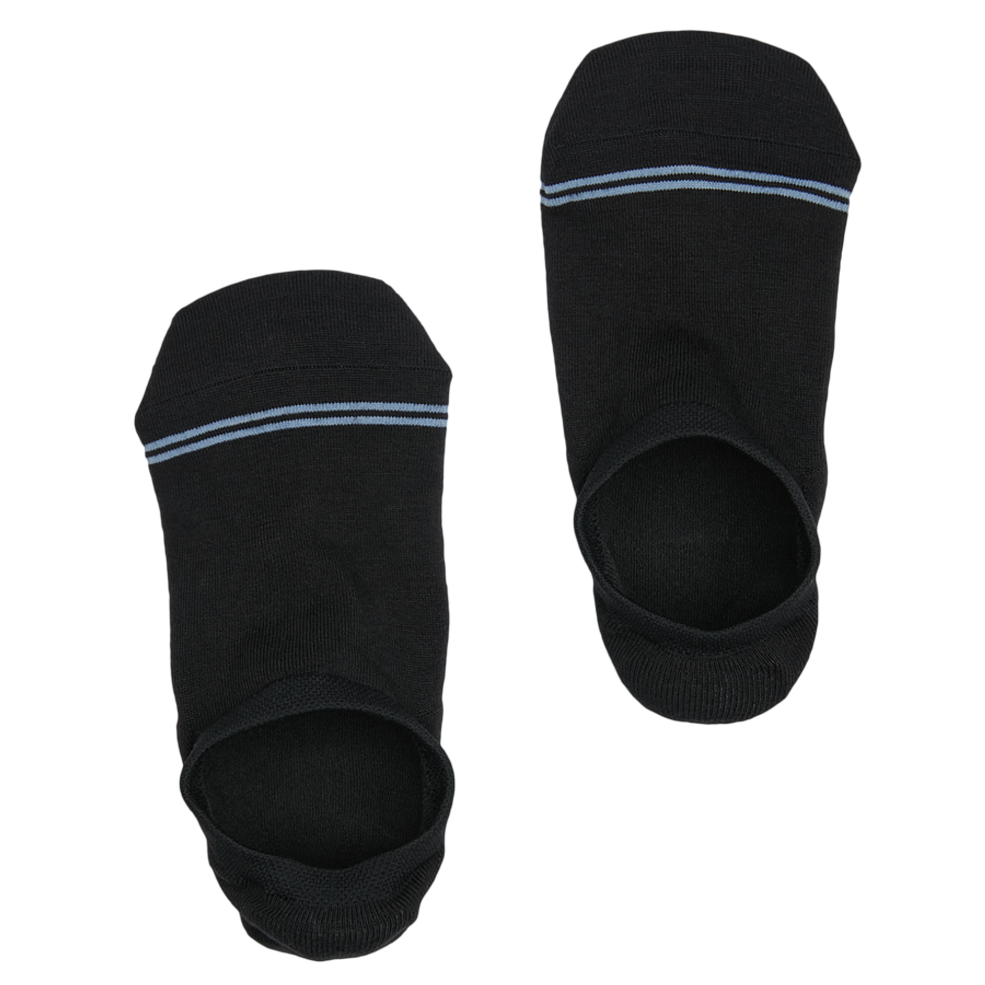 Lay flat no show sock in grey with an orange, green, powder blue, and white floral pattern.