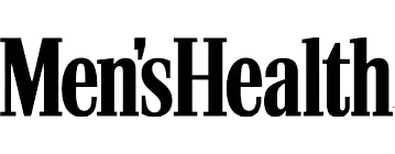 Men’s health logo in bold black serif font.