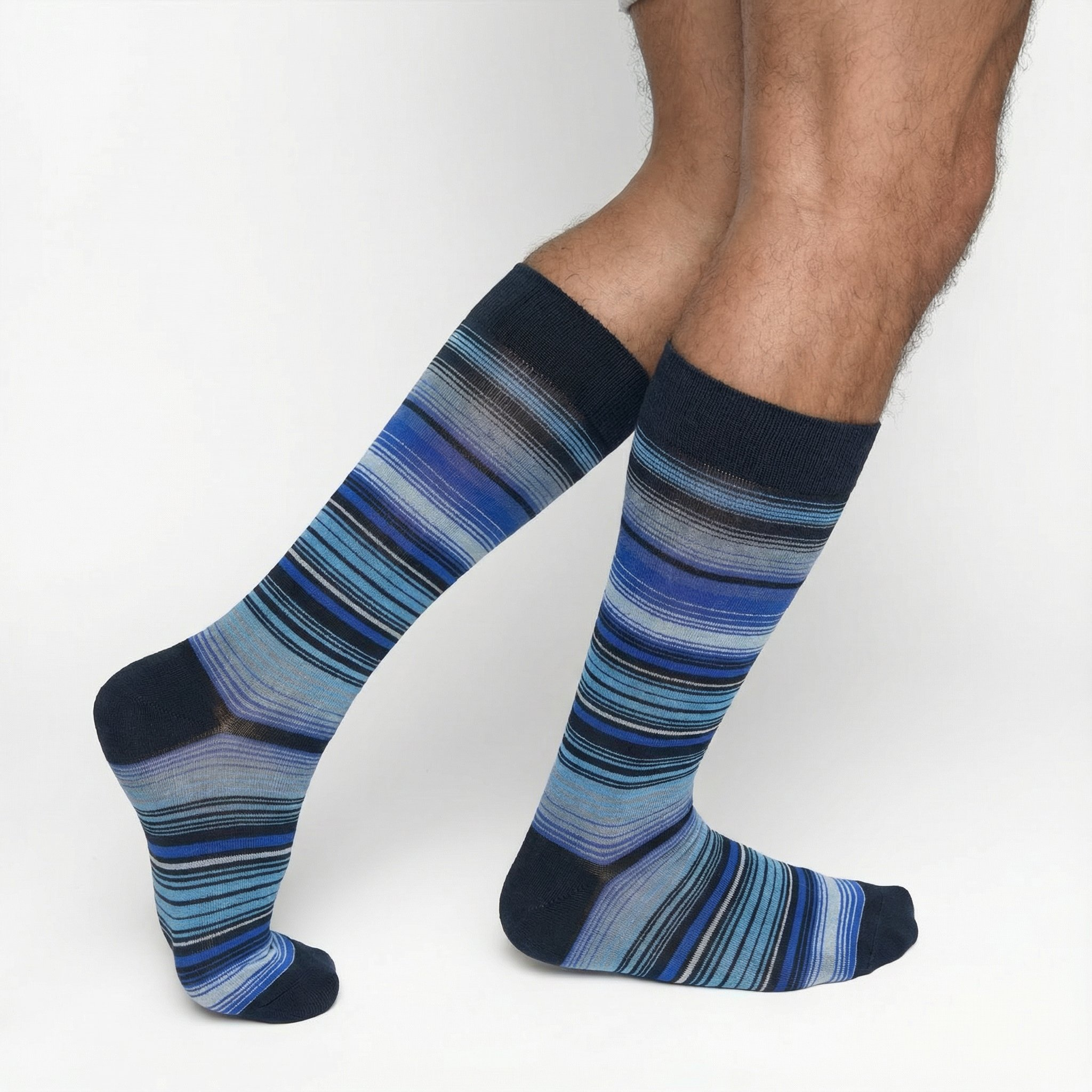Premium Blue Stripe Dress Socks | DeadSoxy Bamboo Blend Premium Blue Stripe Dress Socks | DeadSoxy Bamboo Blend