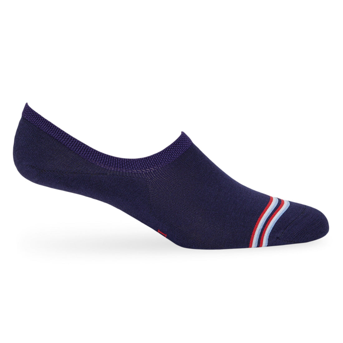 navy no show socks on mannequin