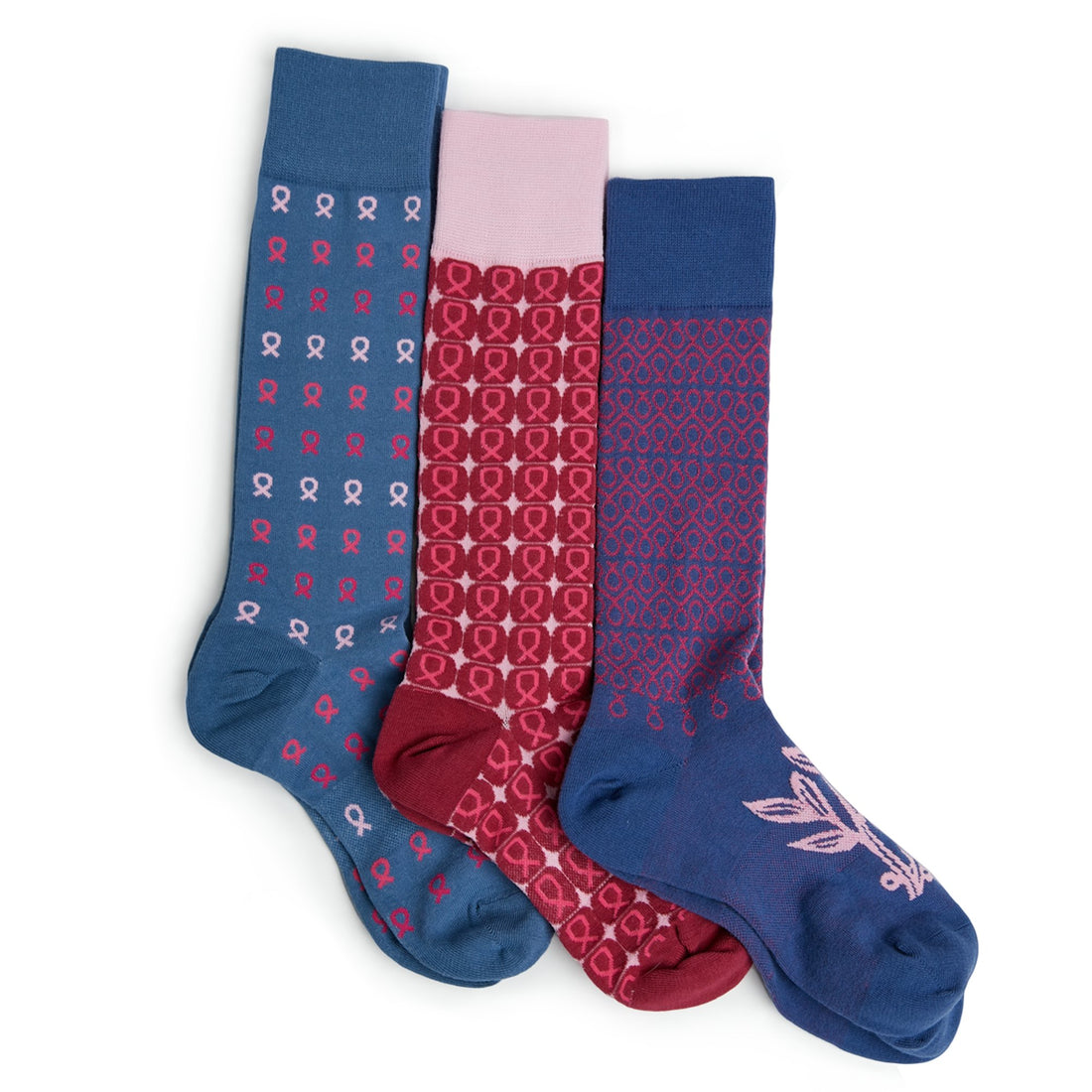 Charity Sock 3 Pack in collaboration with NBCF and Brandon Carr of Care Cares Foundation.